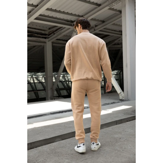 Smėlio spalvos vyriškas komplektas Lipo PK3023 Premium