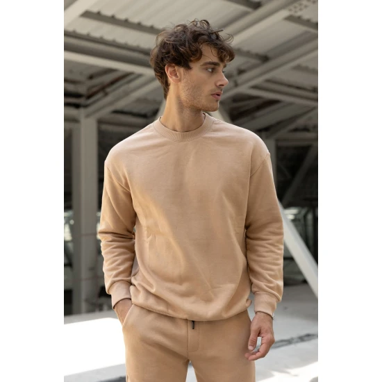 Smėlio spalvos vyriškas komplektas Lipo PK3023 Premium