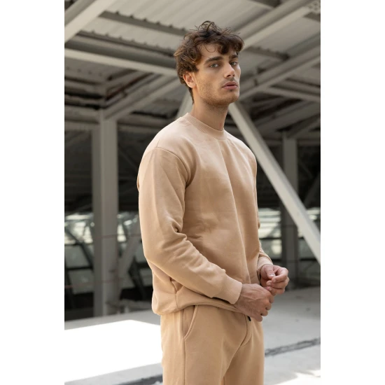 Smėlio spalvos vyriškas komplektas Lipo PK3023 Premium