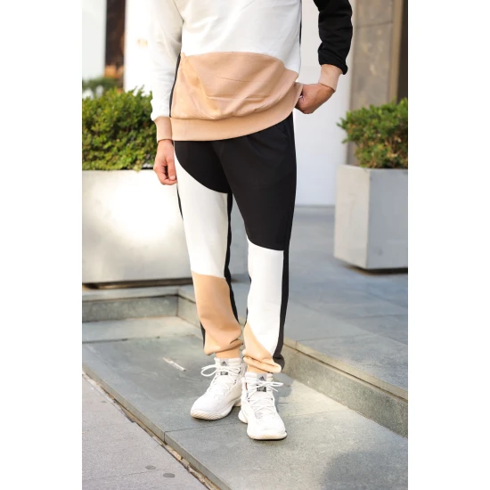 Juodas/Rudas kelių spalvų vyriškas komplektas Hipos PK3026 Premium