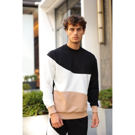 Juodas/Rudas kelių spalvų vyriškas komplektas Hipos PK3026 Premium