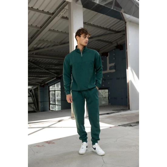 Tamsiai žalias vyriškas komplektas Gerol PK3022 Premium