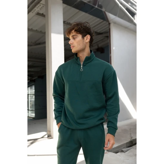 Tamsiai žalias vyriškas komplektas Gerol PK3022 Premium