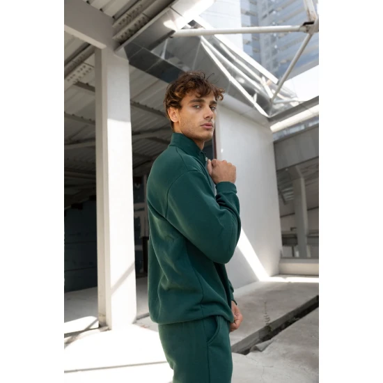 Tamsiai žalias vyriškas komplektas Gerol PK3022 Premium