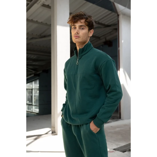 Tamsiai žalias vyriškas komplektas Gerol PK3022 Premium