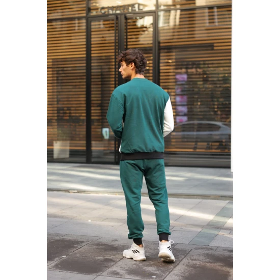 Žalias kelių spalvų vyriškas komplektas Hipos PK3026 Premium