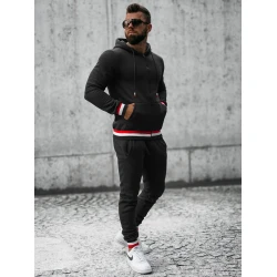 Vyriškas juodas sportinis kostiumas Grafor