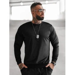 Akcija Veliūrinis vyriškas juodas laisvalaikio komplektas Kafil