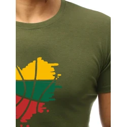 Chaki vyriški marškinėliai Širdis 