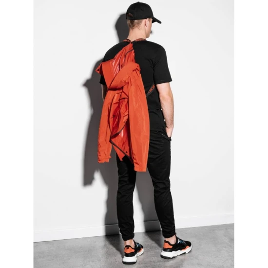 Vyriška pavasarinė ruda striukė Andol C440