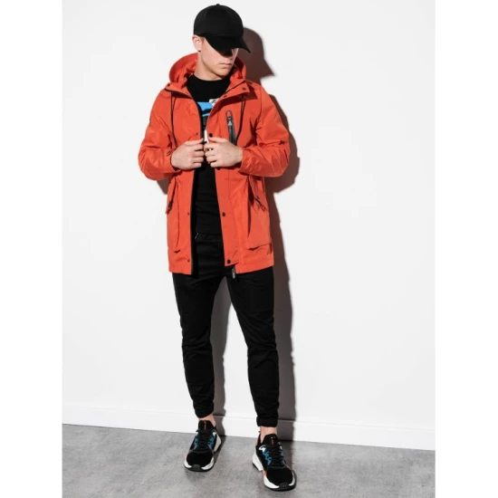 Vyriška pavasarinė ruda striukė Andol C440