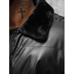 Žieminė juoda vyriška striukė Dorian 