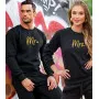 Juodas megztinis Mr&Mrs GOLD