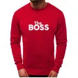 Burgundia värvi boss dressipluus