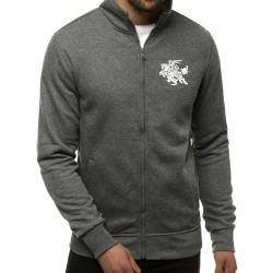 Tamsiai pilkas vyriškas džemperis Silon su vyčiu