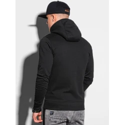 Juodos spalvos džemperis su gobtuvu No drama Llama