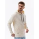 Gelsvos spalvos džemperis su gobtuvu Leko B1154 Premium