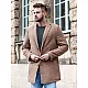 Elegancki brązowy płaszcz męski Sugal JB/1047Z