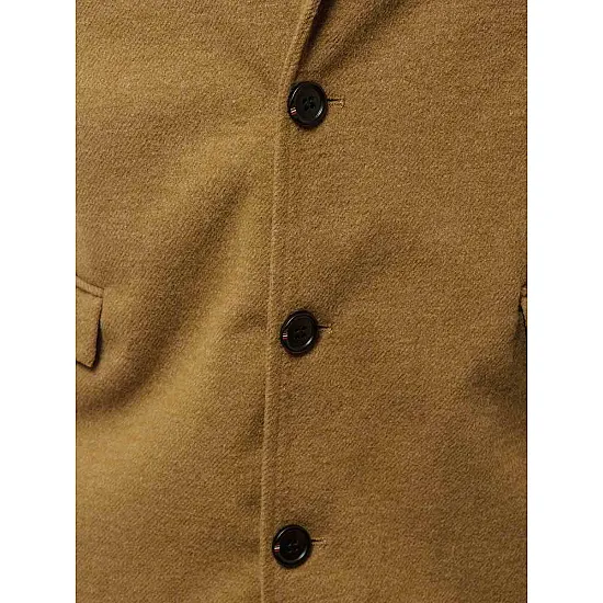 Elegancki brązowy płaszcz męski Sugal JB/1047Z
