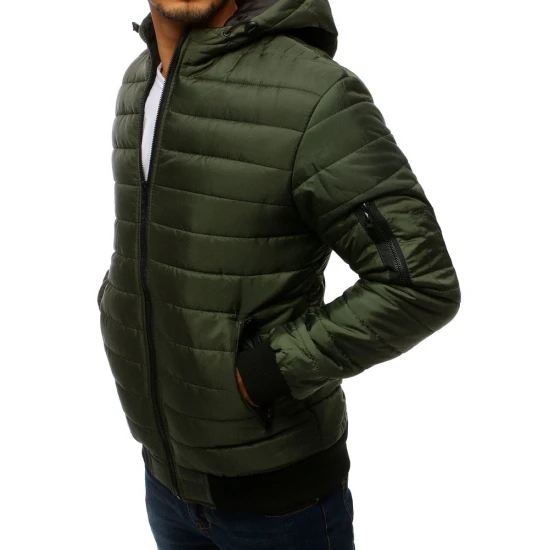 Vyriška pavasarinė - rudeninė striukė žalios spalvos Nosal JS/MY13