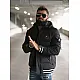 Vīriešu melna stepēta jaka Aibel JS/57M7501/392