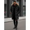 Vyriška juodos spalvos žieminė striukė Fred JS/25M9803/392