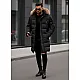 Męska czarna kurtka zimowa Fred JS/25M9803/392