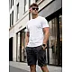 Men's Black Star Athletic Shorts