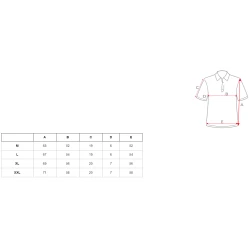 Vyriški šviesiai pilki polo marškinėliai Casual