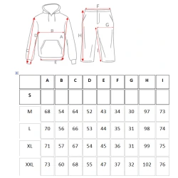Vyriškas tamsiai pilkas komplektas su gobtuvu Lietuva