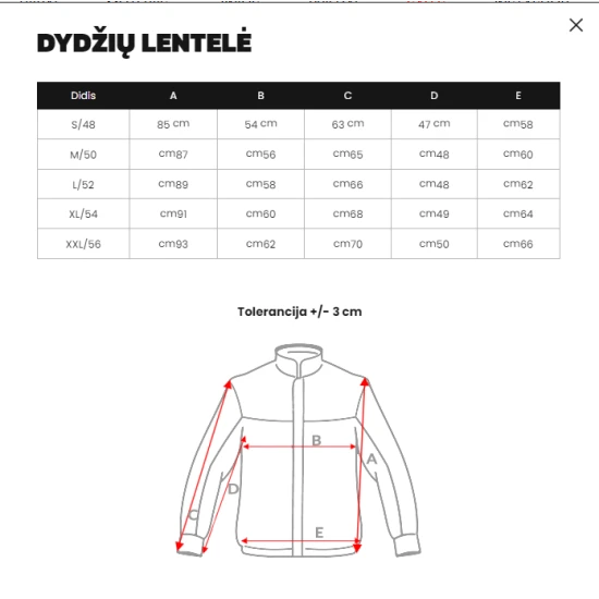 Vyriška juoda dygsniuota striukė Storm JS/31M5011