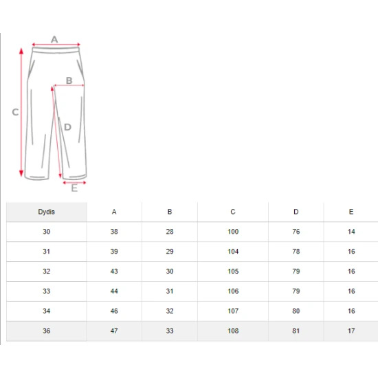 Juodos vyriškos kelnės Polo DJ/5526