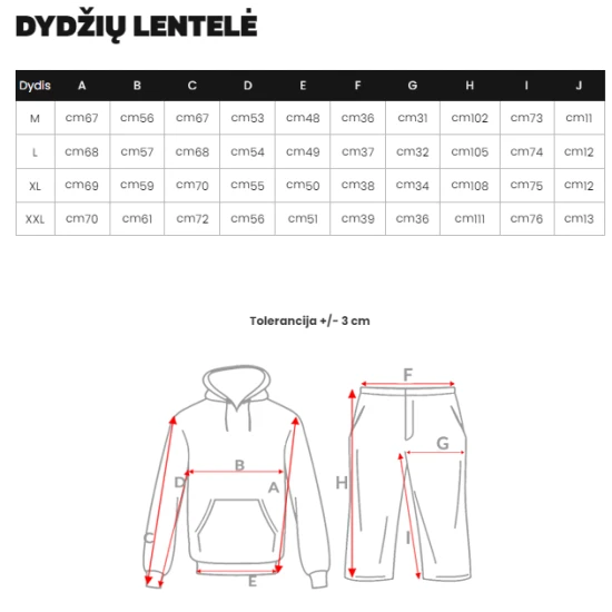 Juodas vyriškas veliūrinis komplektas Bill JS/8C1167/3 Premium