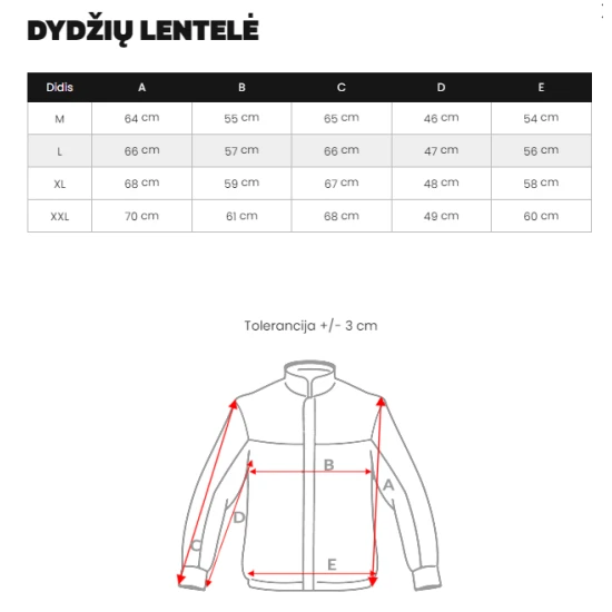 Vyriška plona juoda striukė Vind Vyriškos Striukės ir Paltai