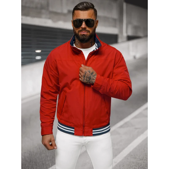 Vyriška plona raudona striukė Some Vyriškos Striukės ir Paltai