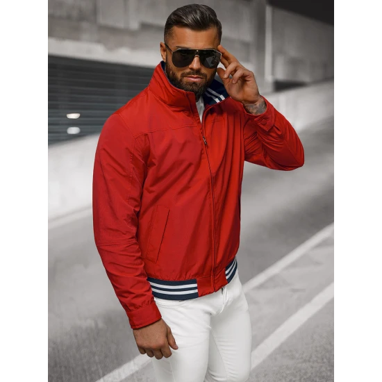 Vyriška plona raudona striukė Some Vyriškos Striukės ir Paltai