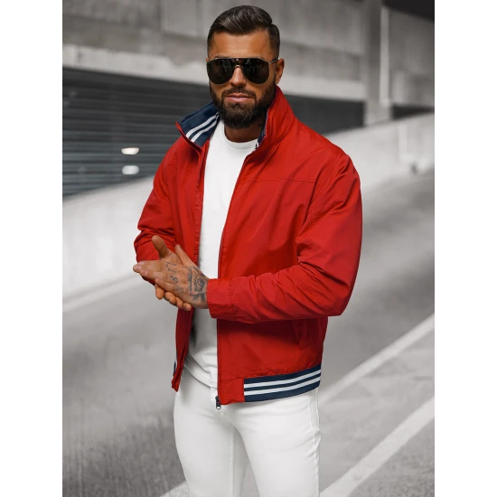 Vyriška plona raudona striukė Some Vyriškos Striukės ir Paltai