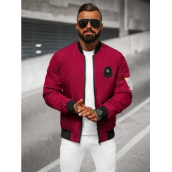 Vyriška bordo pavasarinė striukė Marko