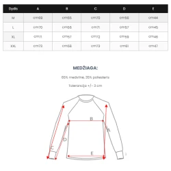 Baltos spalvos vyriškas džemperis Heart