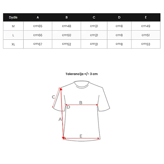 Męski czarno-biały T-shirt z ikoną O/7776T