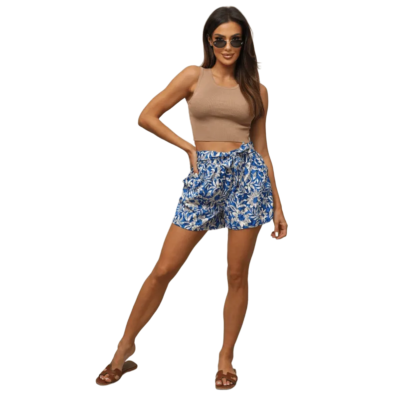 Naisten siniset shortsit Lucy O/YH77935