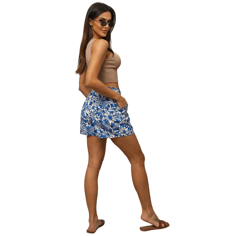 Naisten siniset shortsit Lucy O/YH77935
