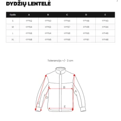 Šviesiai violetinės spalvos moteriška striukė Grand