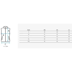 Ilga juoda liemenė su gobtuvu Far