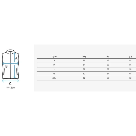 Ilga juoda liemenė su gobtuvu Far TY3748