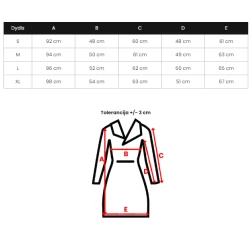 Rudos spalvos žieminė moteriška striukė Gintax