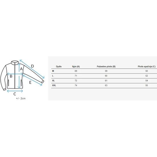 Vyriška juoda liemenė su gobtuvu David TX4235