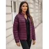 Bordo spalvos dygsniuota striukė Sofia Moteriškos striukės
