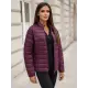 Bordo spalvos dygsniuota striukė Sofia