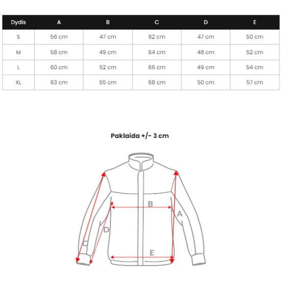 Tamsiai rožinė dygsniuota striukė Sofia Moteriškos striukės